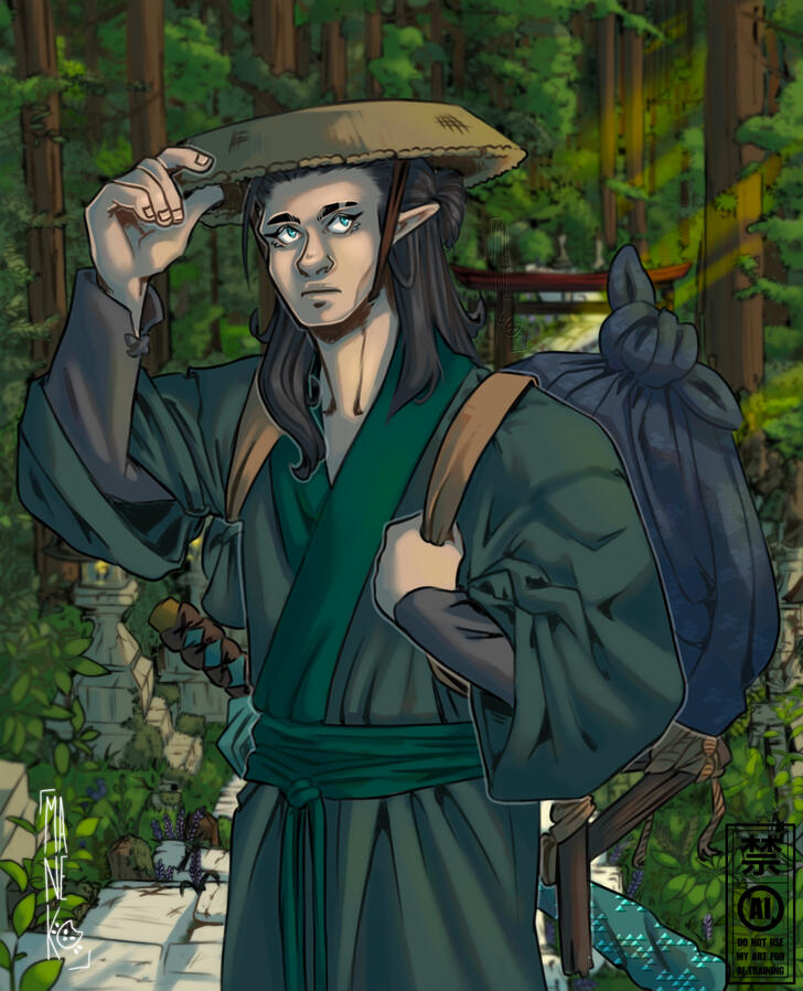 Takeshi searching for the dragon